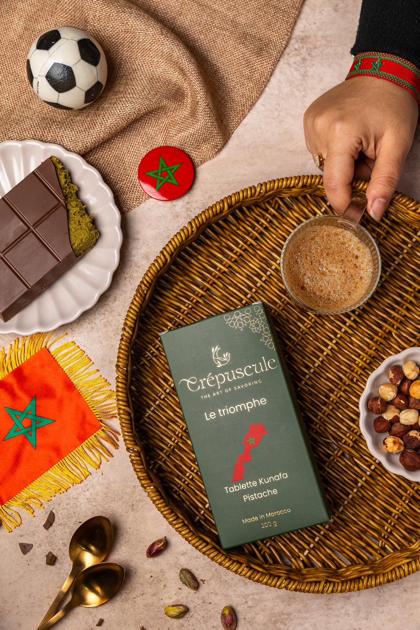 Le Triomphe – Tablette Kunafa Pistache (Édition CAN 2025)