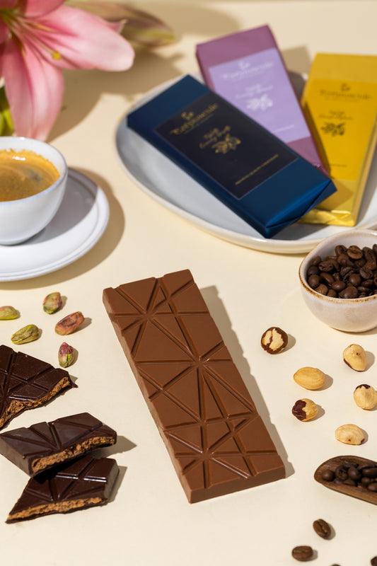 Tablette Crunchy Noisette — Chocolat noir & éclats de noisettes