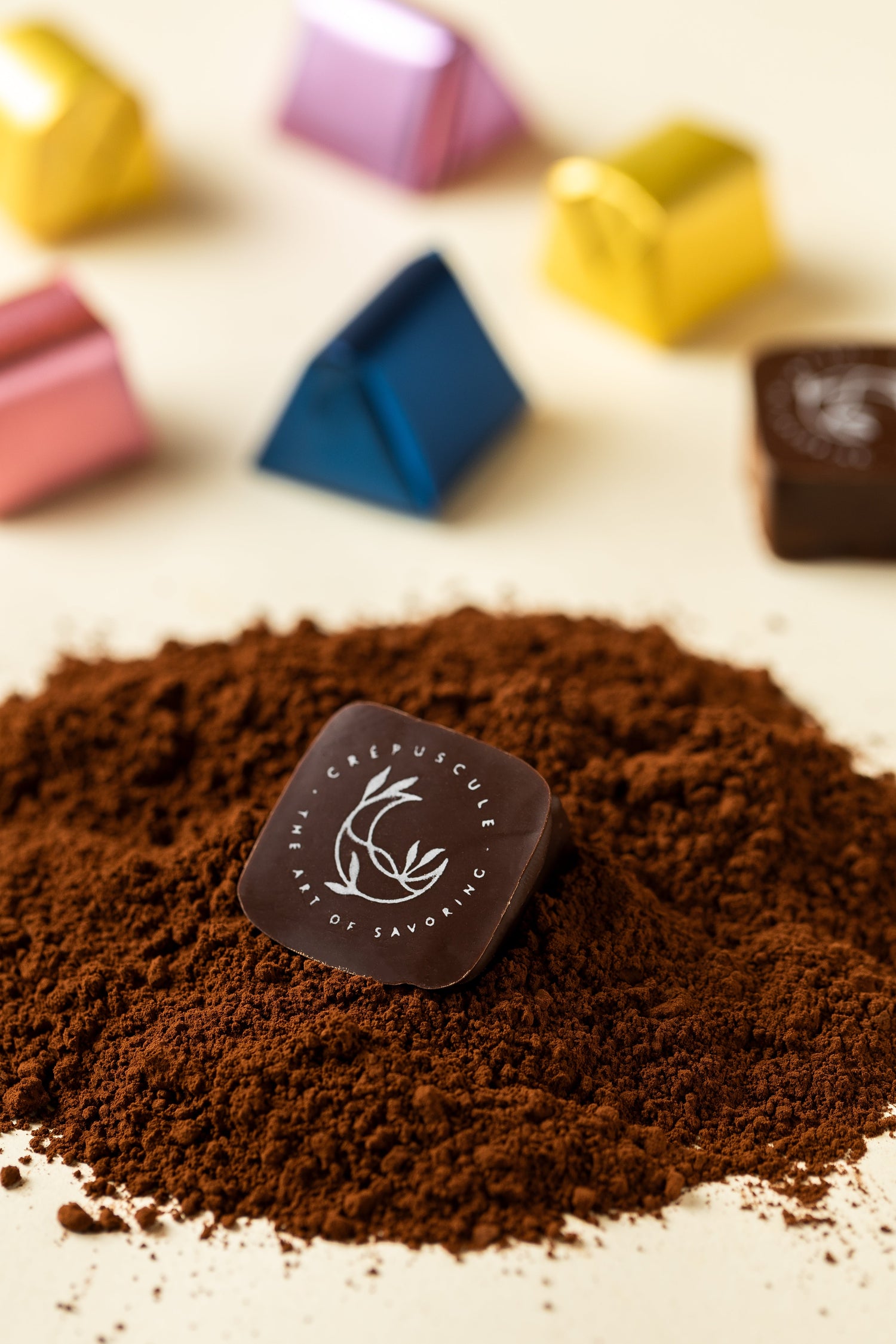 Chocolats artisanaux - Textures fines, fourrages élégants, savoir-faire raffiné.