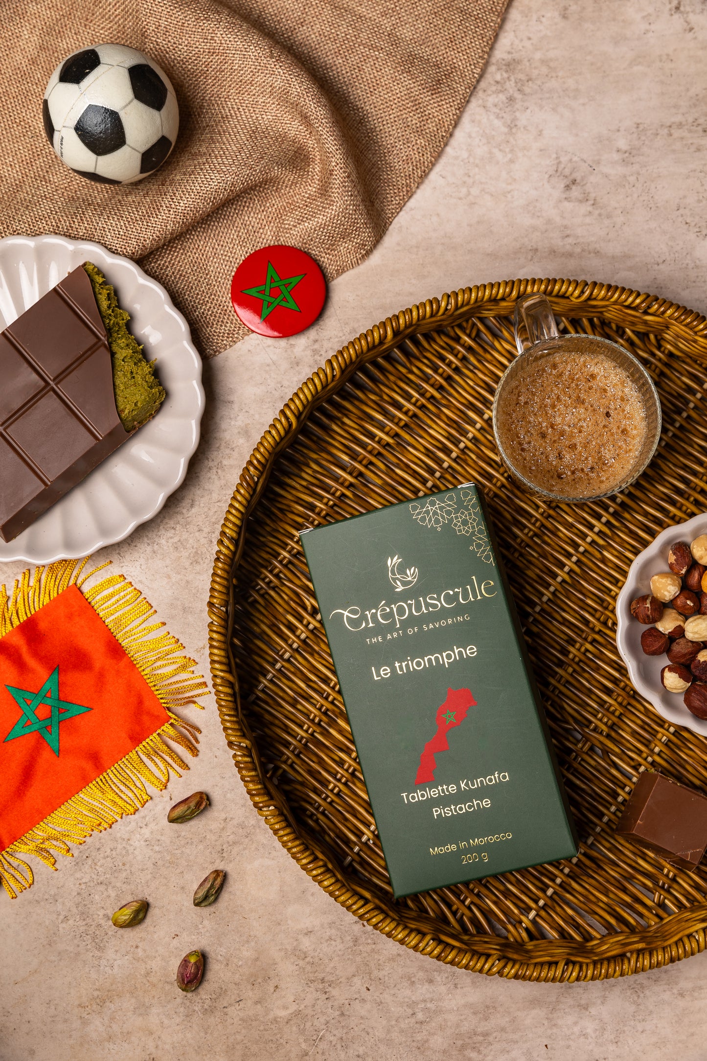 Le Triomphe – Tablette Kunafa Pistache (Édition CAN 2025)